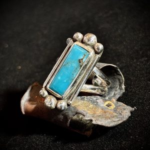 Kingman Turquoise Sterling Silver Ring