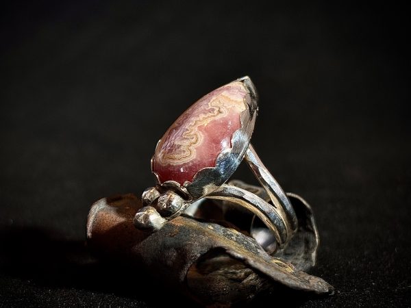 Rhodochrosite Sterling Silver Ring - Image 2