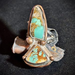 Vintage Turquoise Sterling Silver Ring